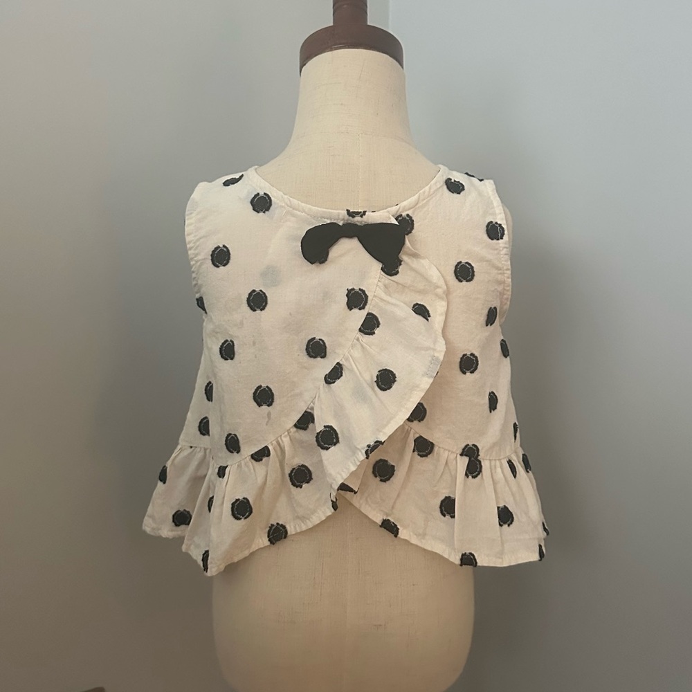 MAYORAL GIRLS RUFFLE SPLIT BACK TOP - Picture 6 of 8